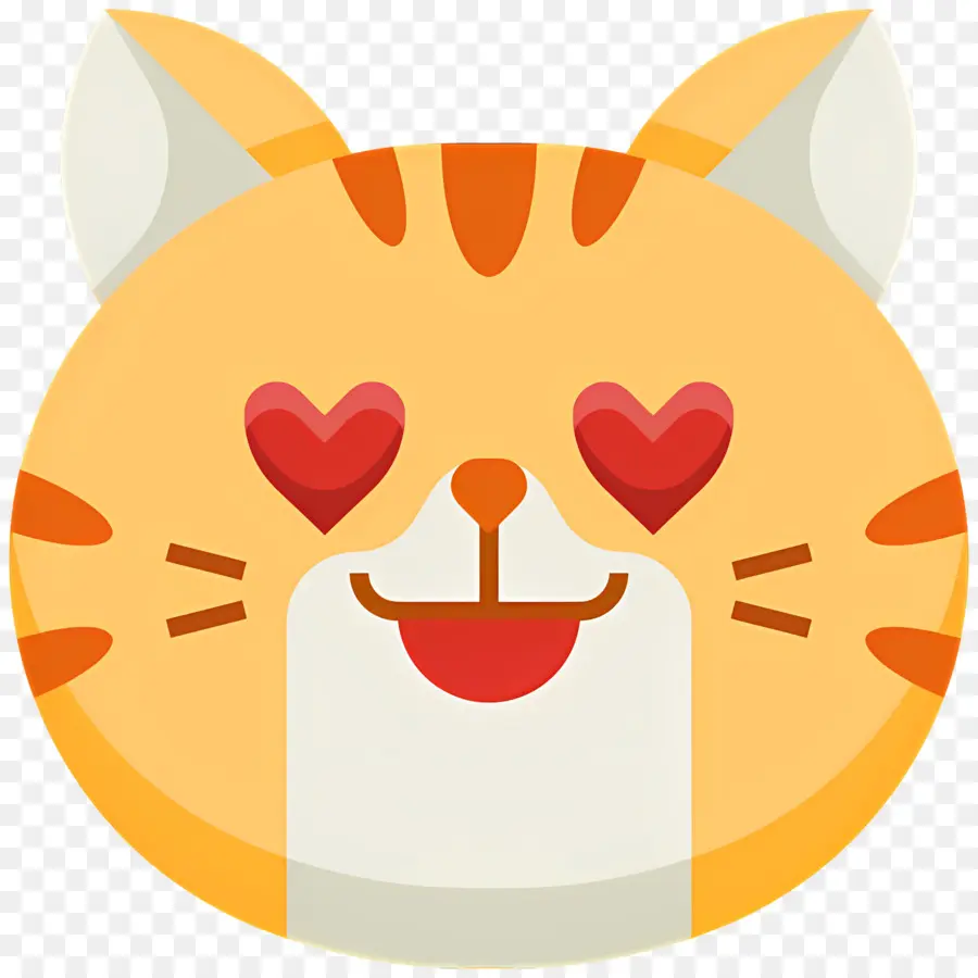 Chat Emoji，Chat Heureux PNG