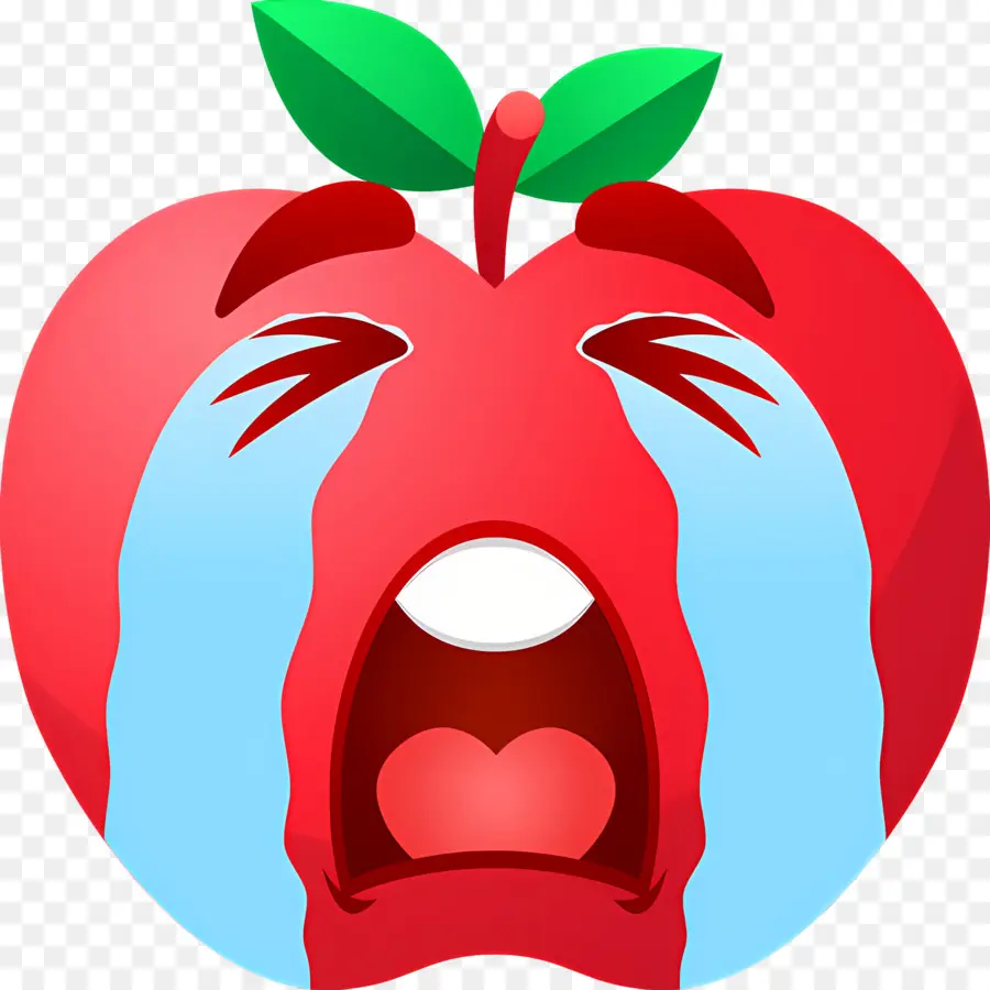 Emoji Qui Pleure，Pomme Qui Pleure PNG