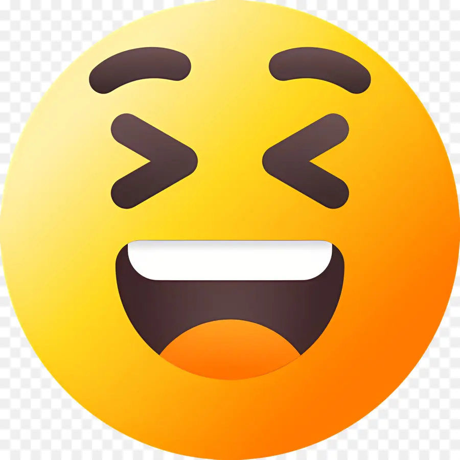 Rire Emoji，Emoji Riant PNG