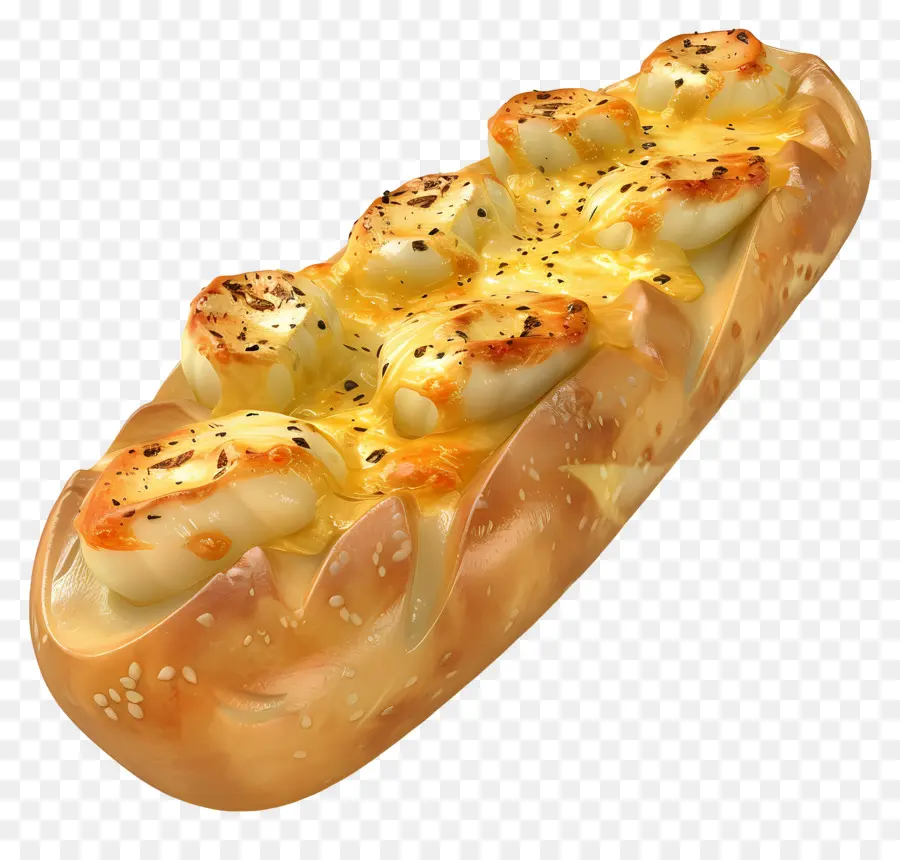 Pain à L'ail，Pain Au Fromage PNG