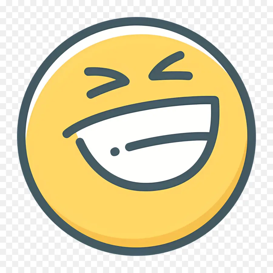 Rire Emoji，Emoji Riant PNG