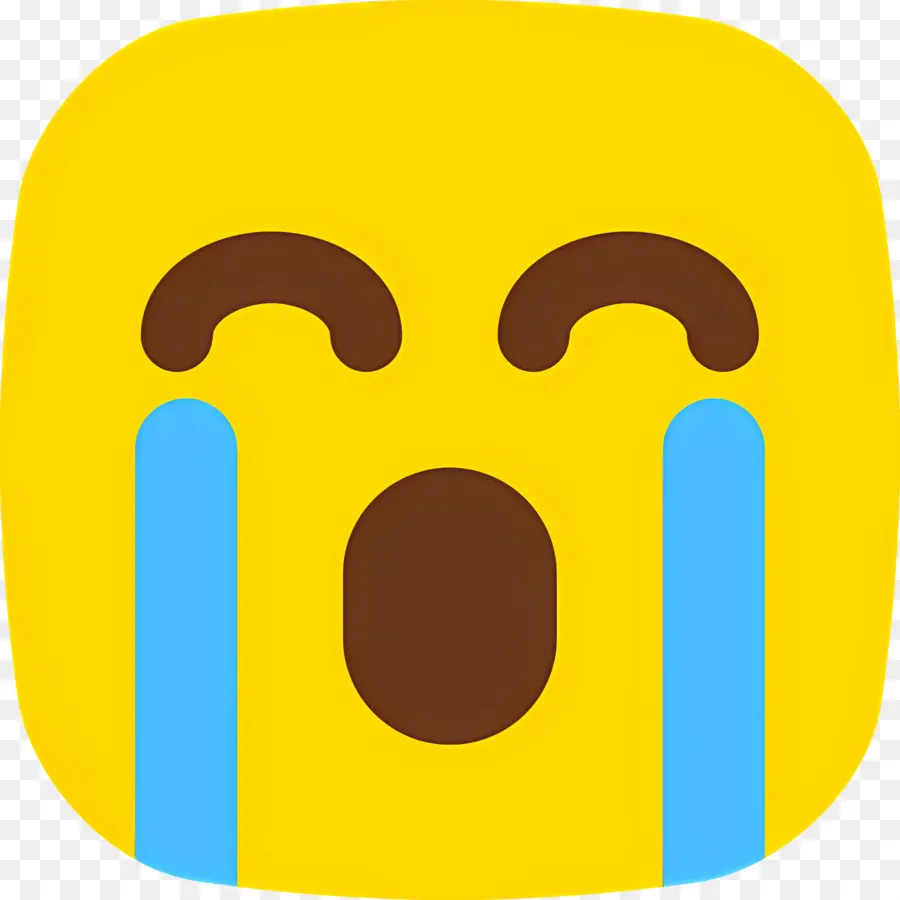 Emoji Qui Pleure，Larmes PNG