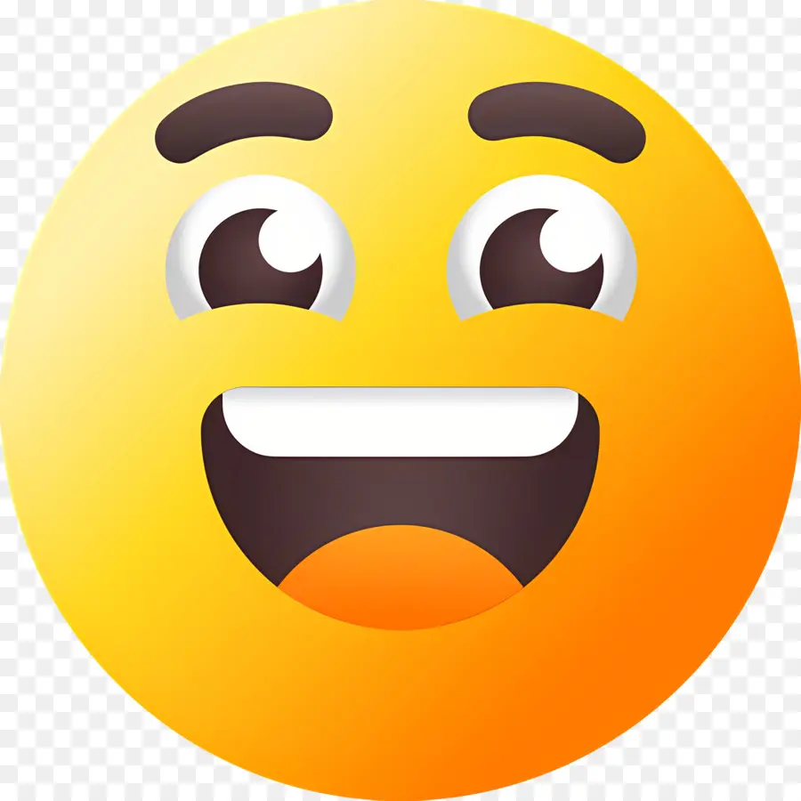 Rire Emoji，Emoji Riant PNG