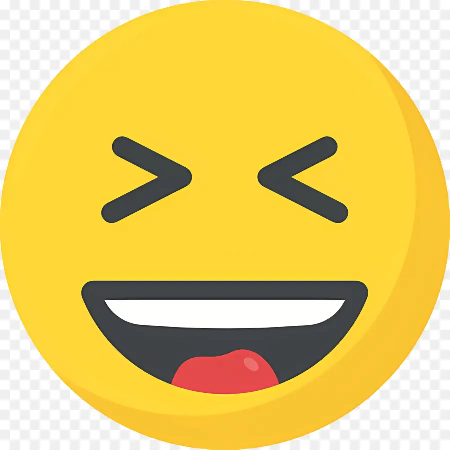 Rire Emoji，Visage Qui Rit PNG