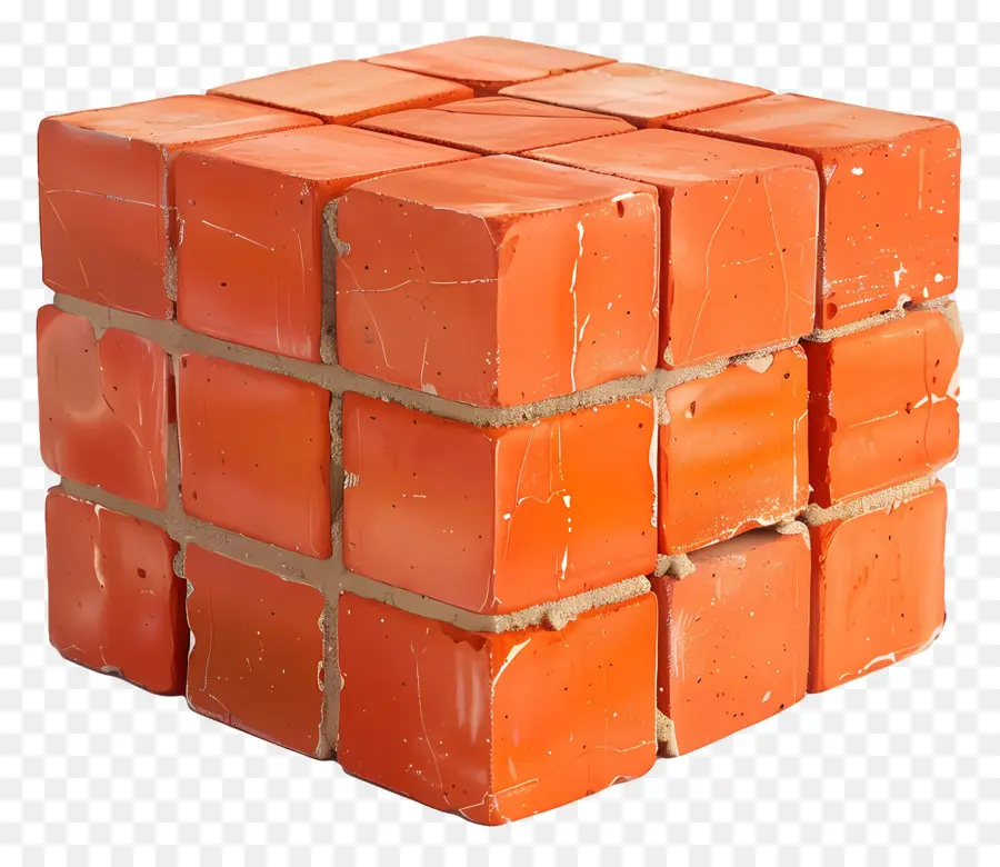 Pile De Briques，Cube De Briques PNG