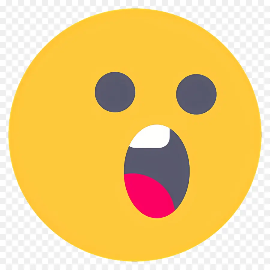 Emoji Choqué，Emoji Surpris PNG