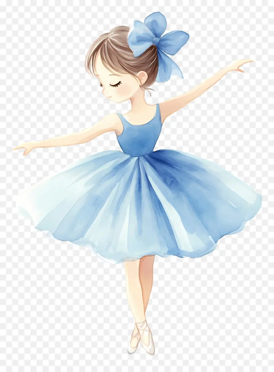 Ballet，Ballerine Bleue PNG