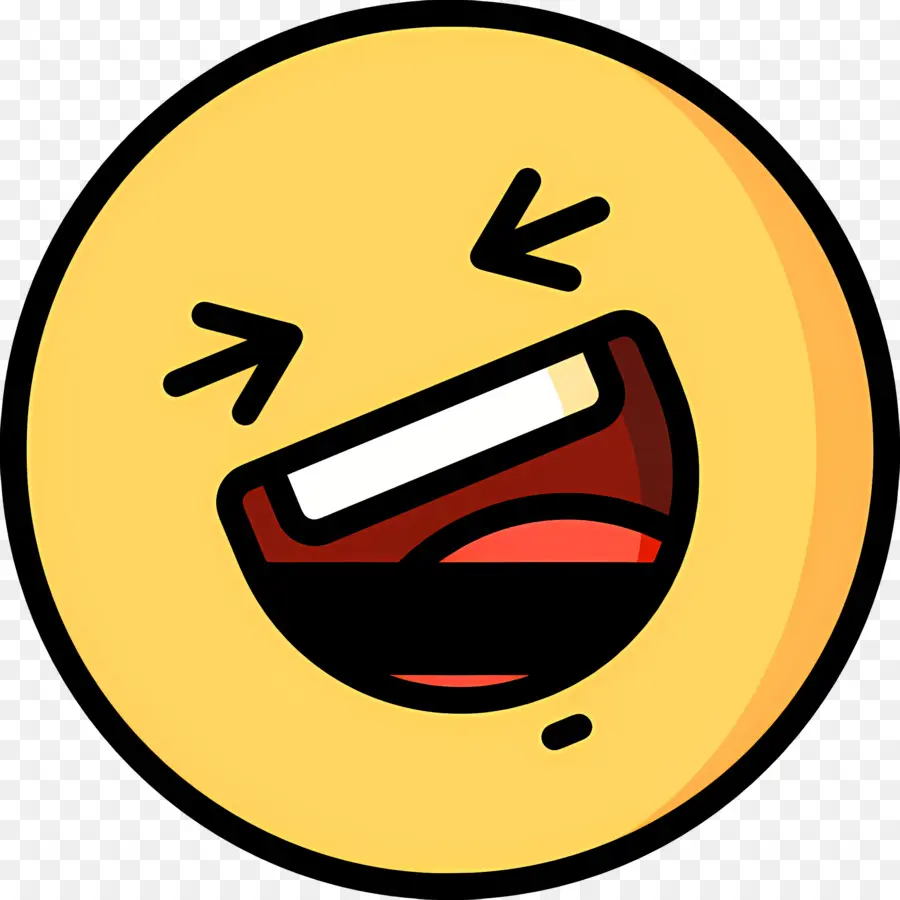 Rire Emoji，Visage Choqué PNG