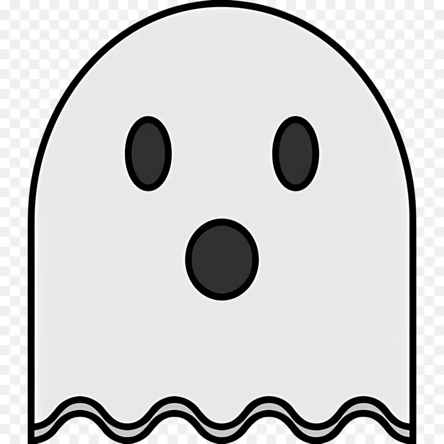 Emoji Fantôme，Fantôme Blanc PNG