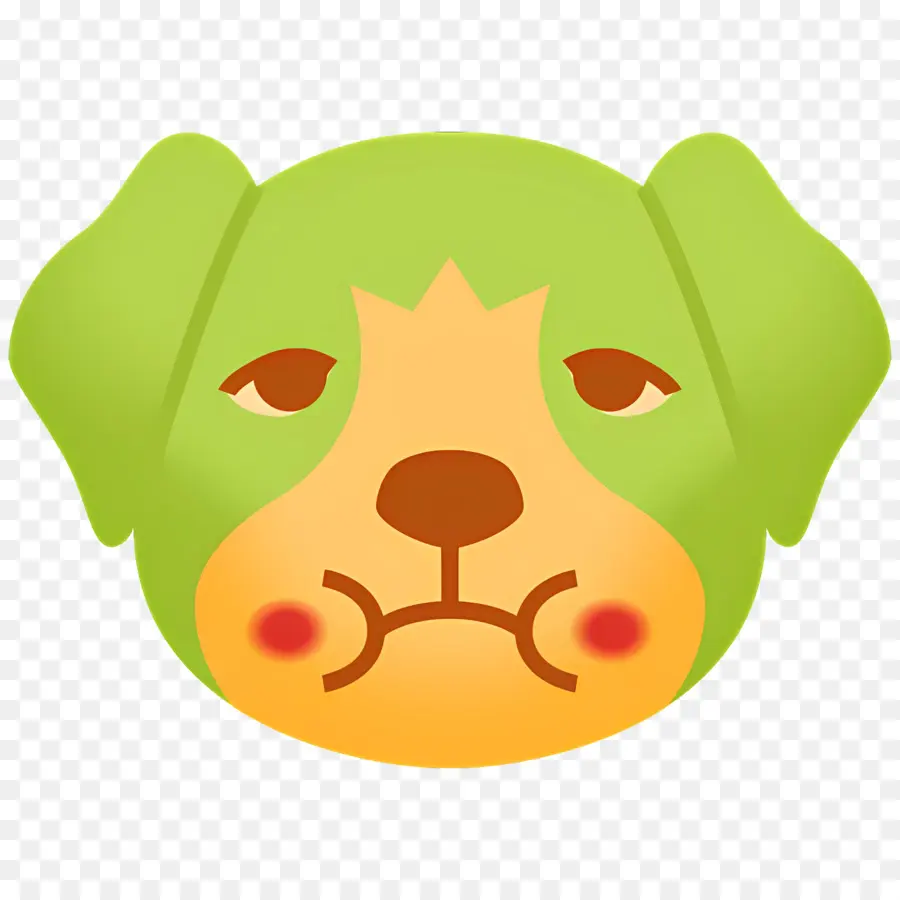 Emoji De Chien，Chien Grincheux PNG