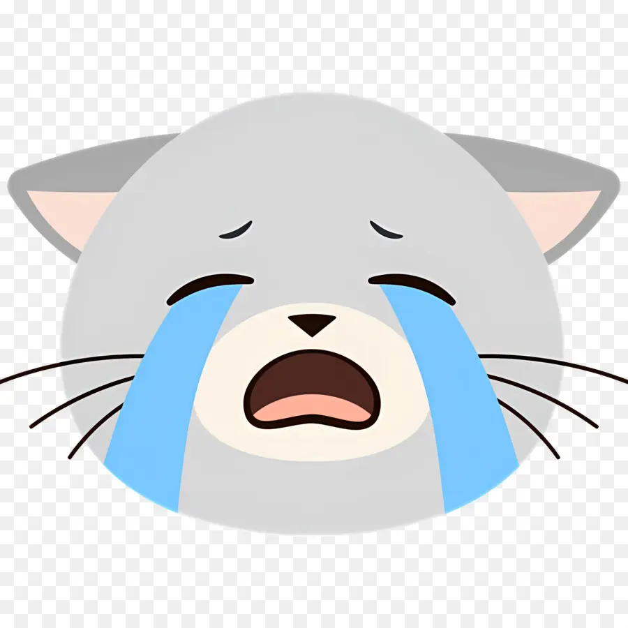 Chat Emoji，Chat Qui Pleure PNG