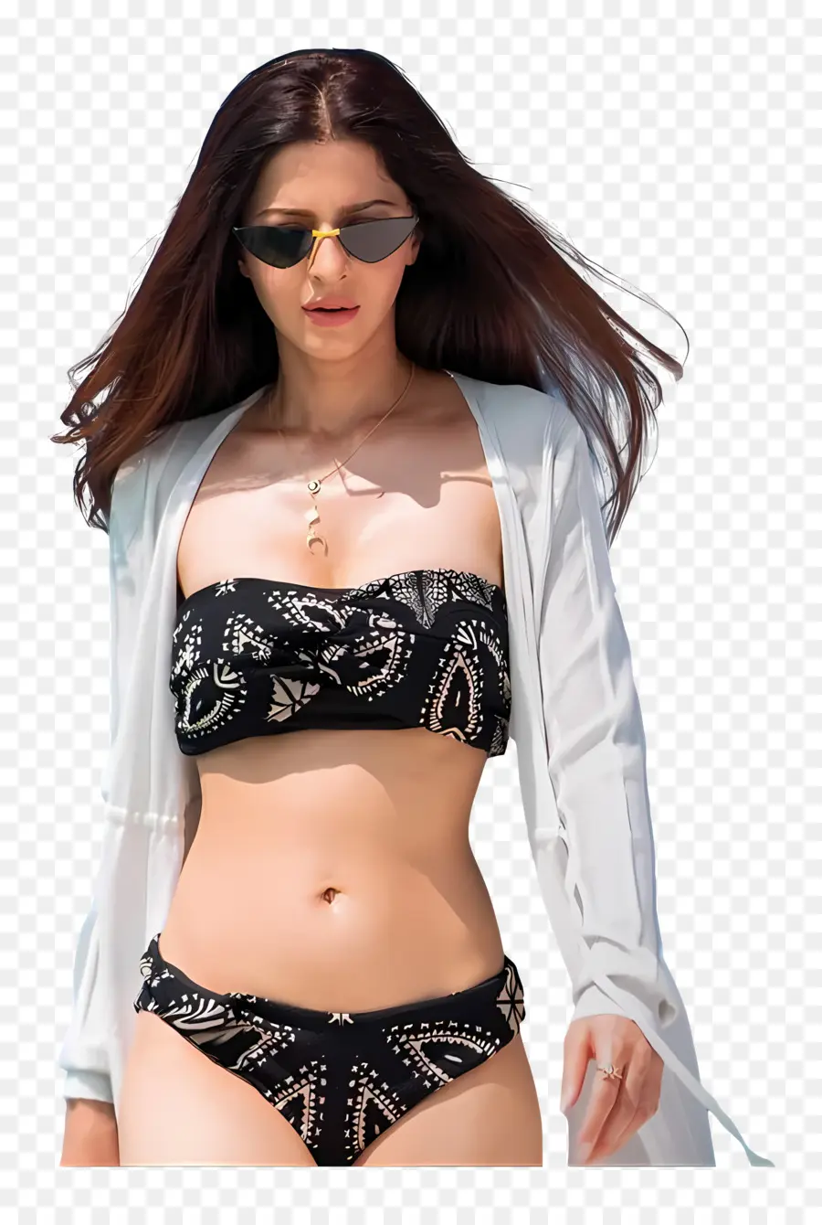 Vedhika，Femme En Maillot De Bain PNG