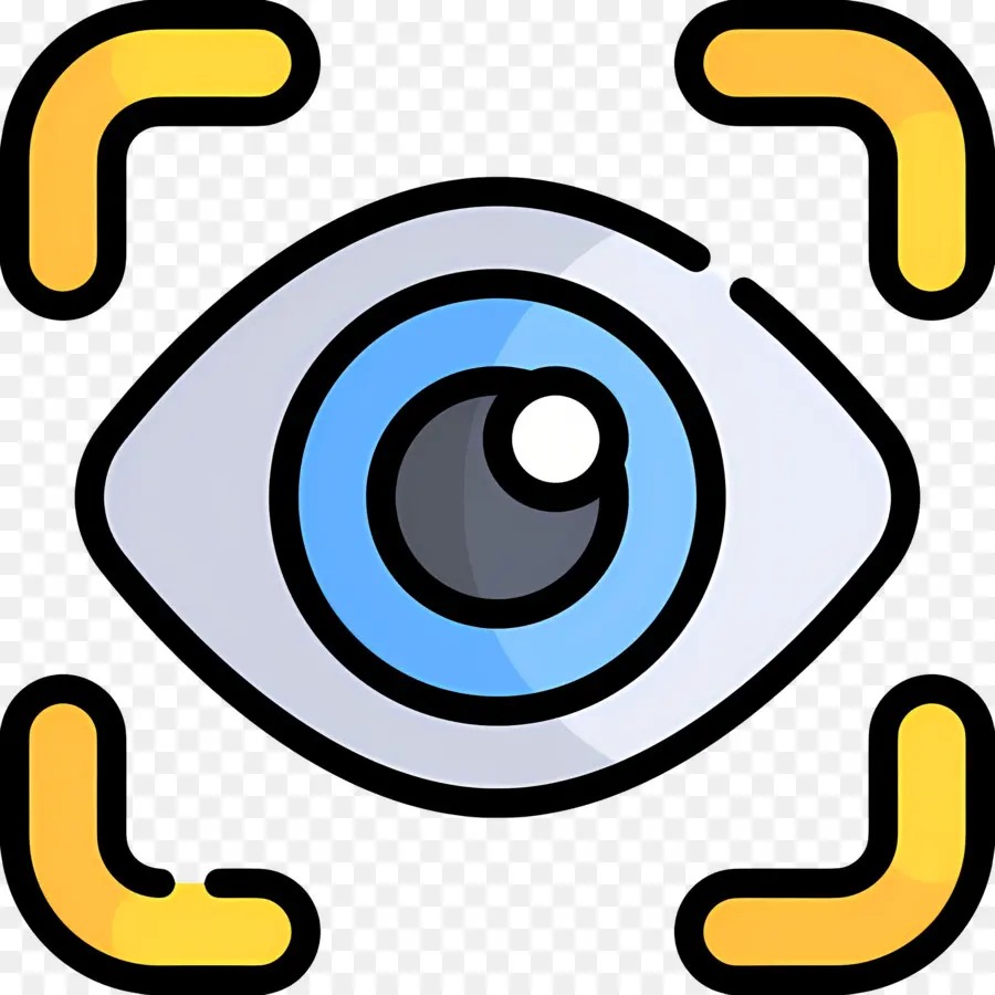 Scanner Oculaire，Oeil Avec Cible PNG