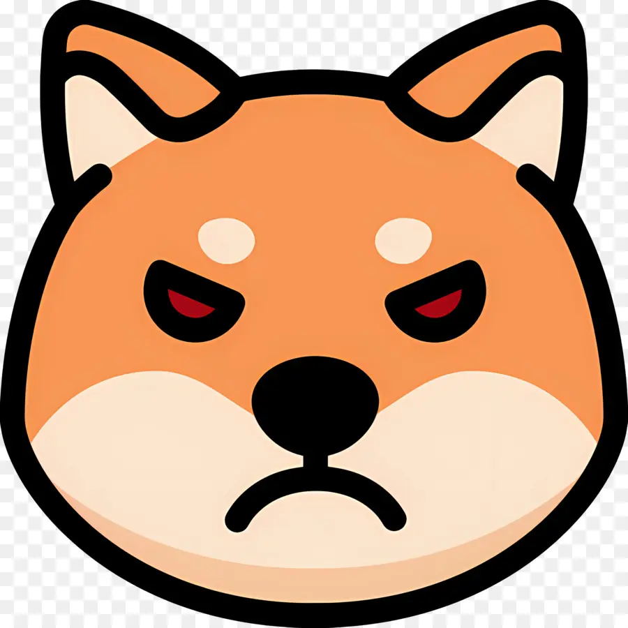 Emoji De Chien，Chien En Colère PNG