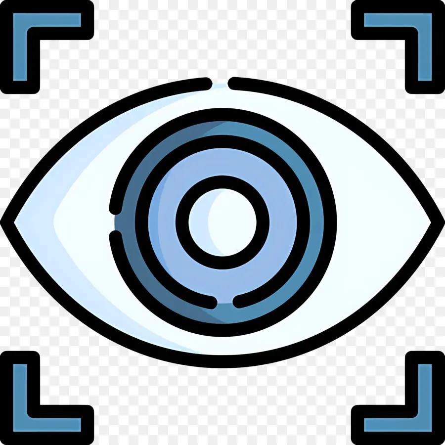 Scanner Oculaire，Oeil Avec Cible PNG