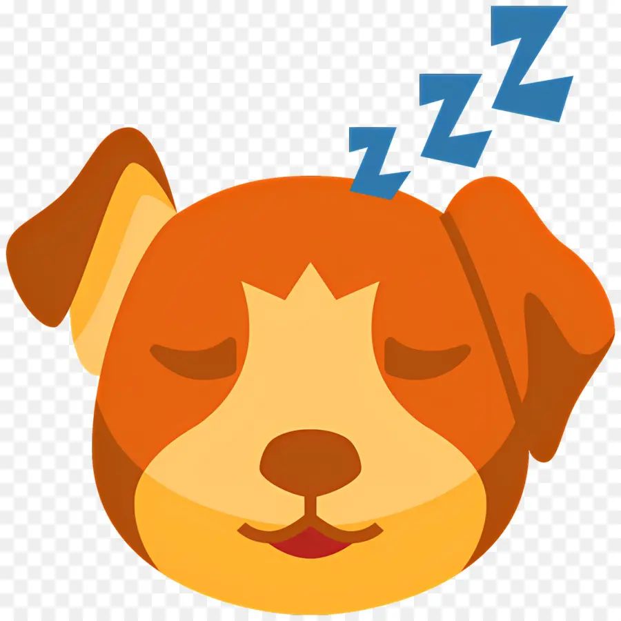 Emoji De Chien，Chien Endormi PNG