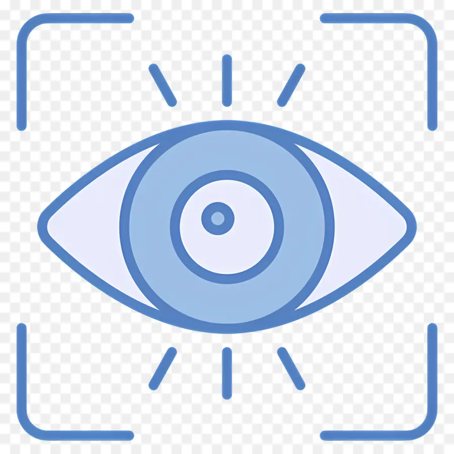 Scanner Oculaire，Oeil Avec Cible PNG