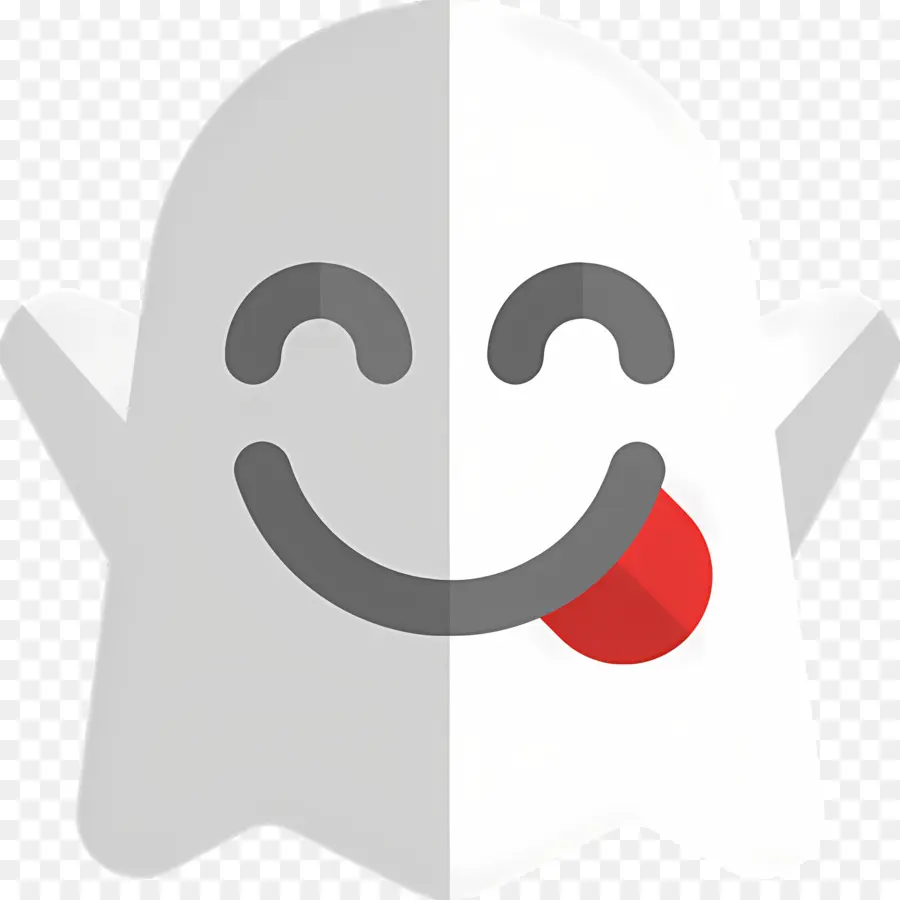 Emoji Fantôme，Fantôme Avec Le Sourire PNG