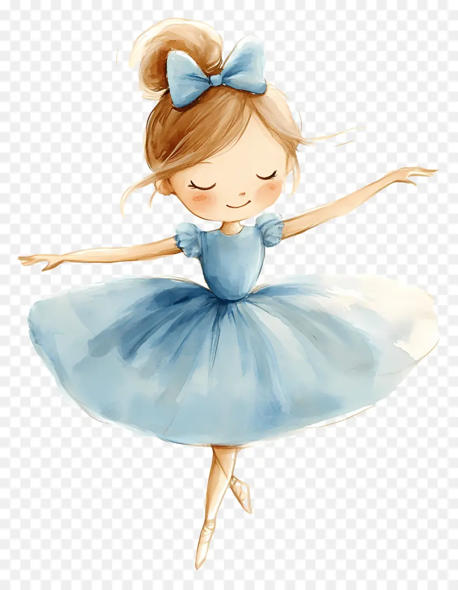 Ballet，Ballerine Bleue PNG