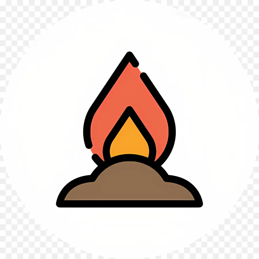 Emoji De Feu，Feu De Camp PNG