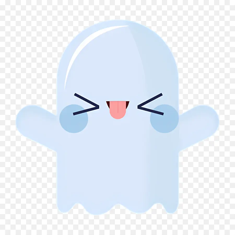 Emoji Fantôme，Fantôme Bleu PNG