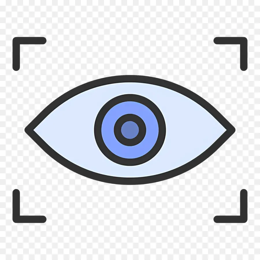 Scanner Oculaire，Oeil Avec Cible PNG