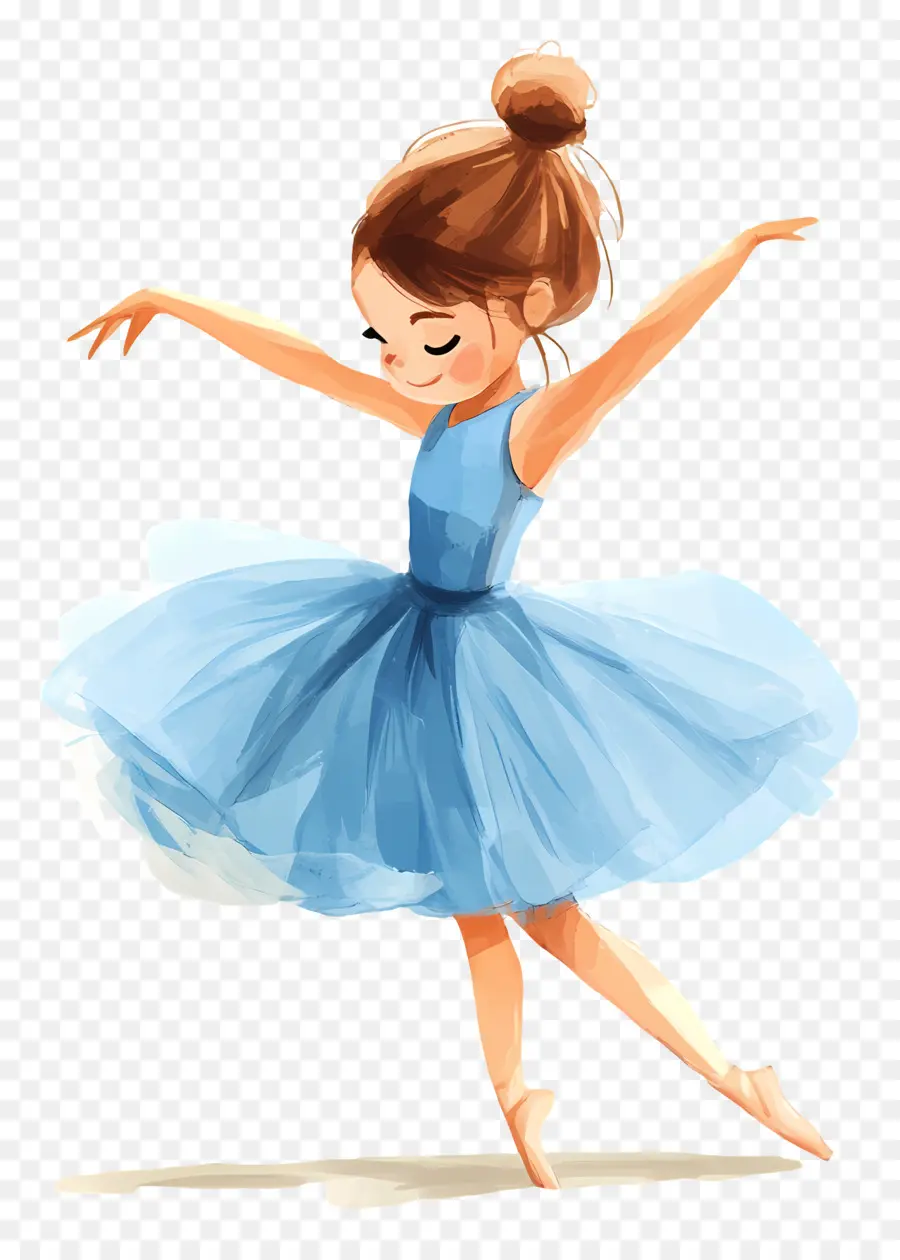 Ballet，Ballerine Bleue PNG