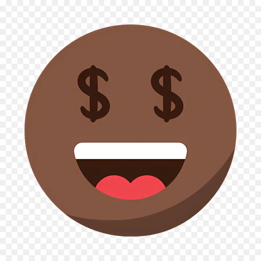 Argent Emoji，Emoji Yeux De Dollar PNG