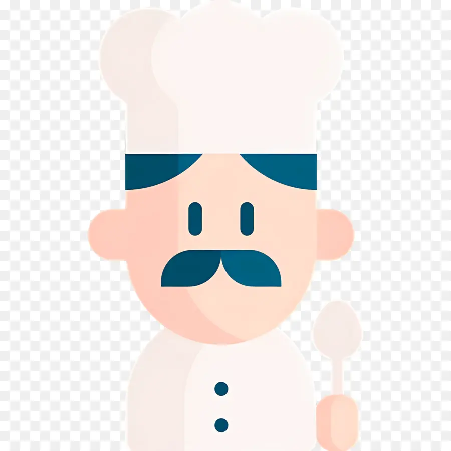 Cuisinier，Chef Avec Moustache PNG