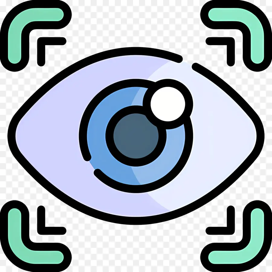 Scanner Oculaire，Oeil Avec Cible PNG