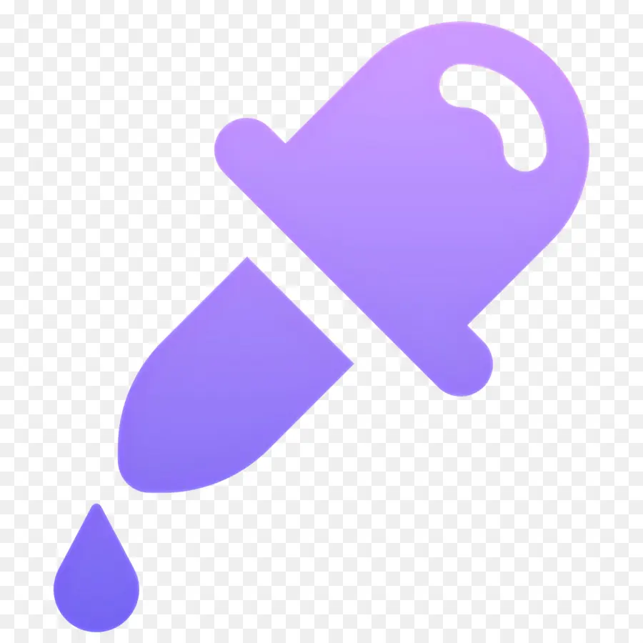 Outil Compte Gouttes，Compte Gouttes De Couleur Violet PNG