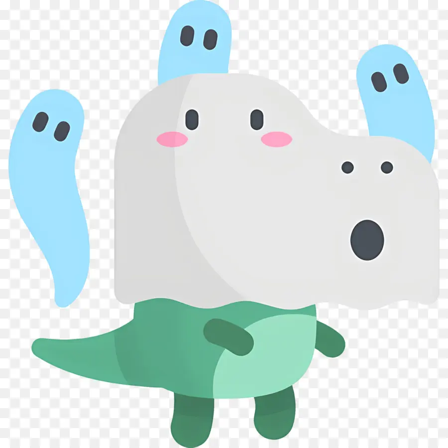 Emoji Fantôme，Dinosaure PNG