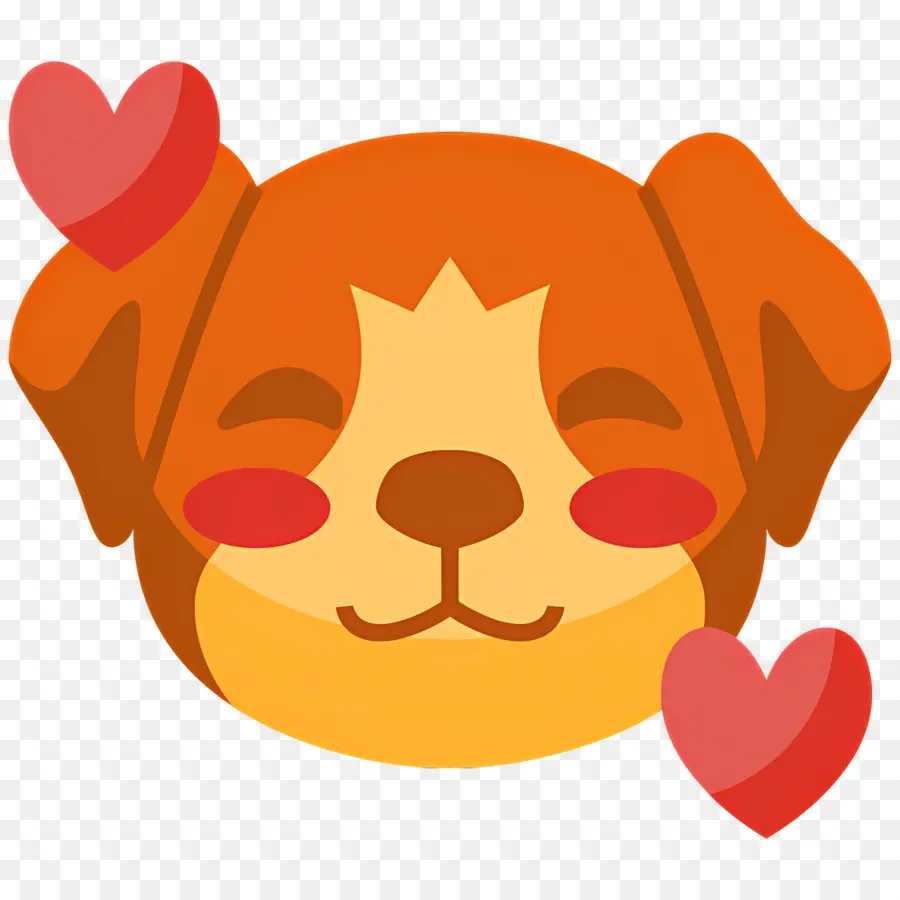 Emoji De Chien，Chien Rougissant PNG