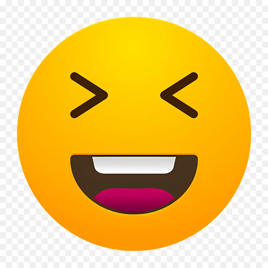 Rire Emoji，Emoji Riant PNG