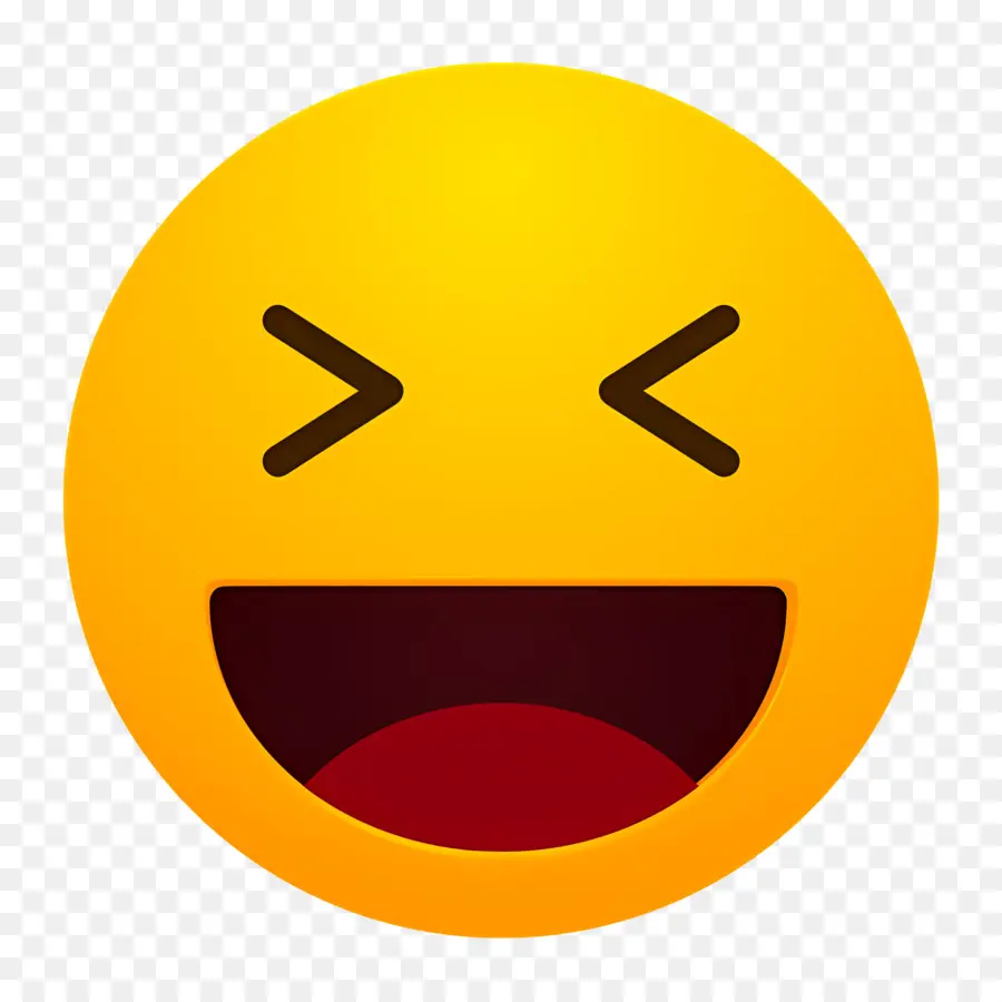 Rire Emoji，Emoji Riant PNG