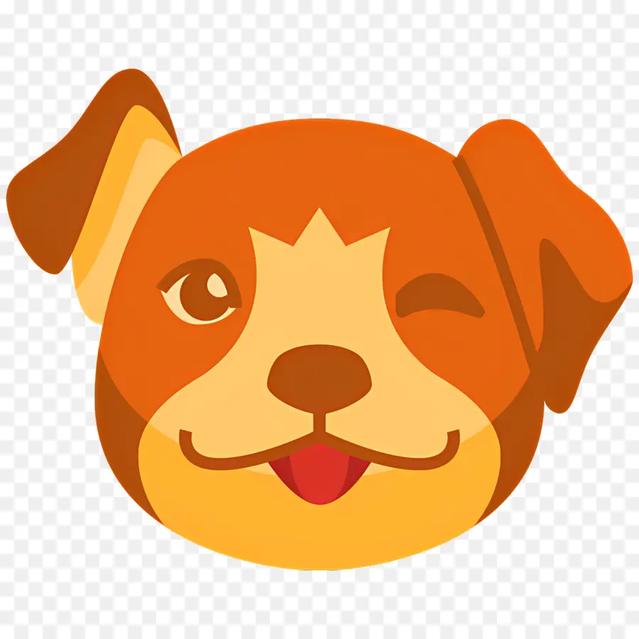 Emoji De Chien，Chien Rougissant PNG