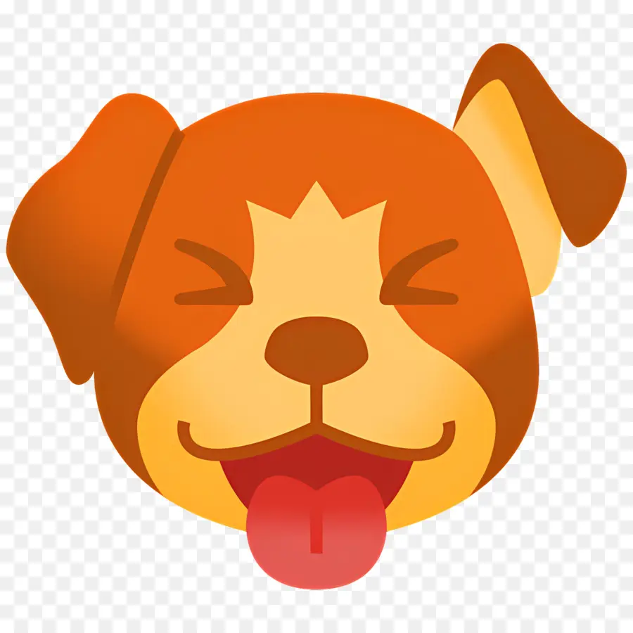 Emoji De Chien，Chien Rougissant PNG