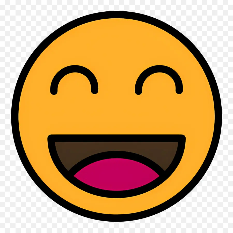 Rire Emoji，Emoji Riant PNG