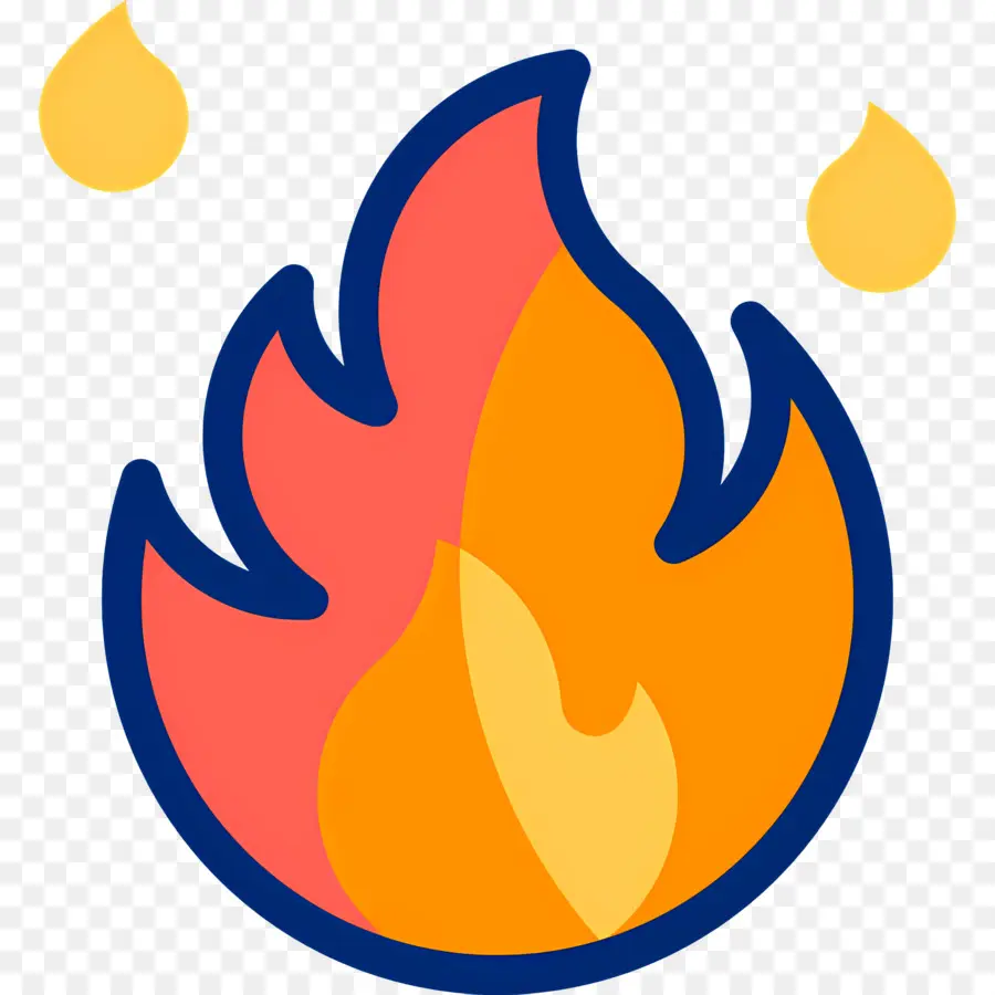 Emoji De Feu，Flamme PNG