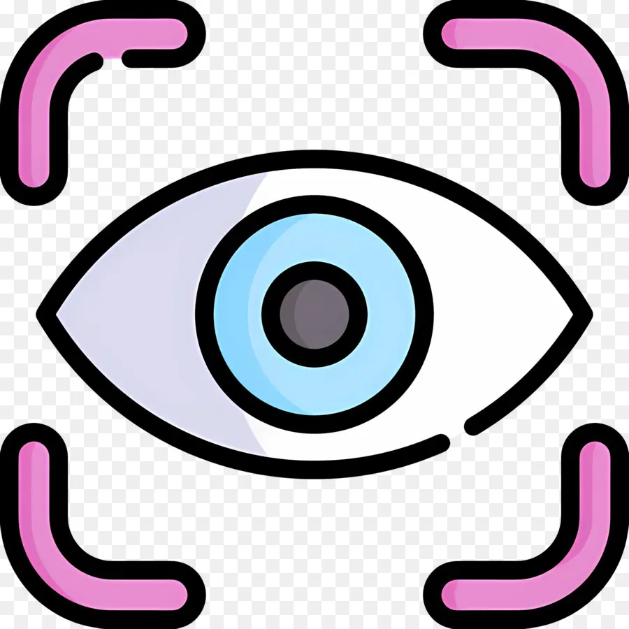 Scanner Oculaire，Oeil Avec Cible PNG