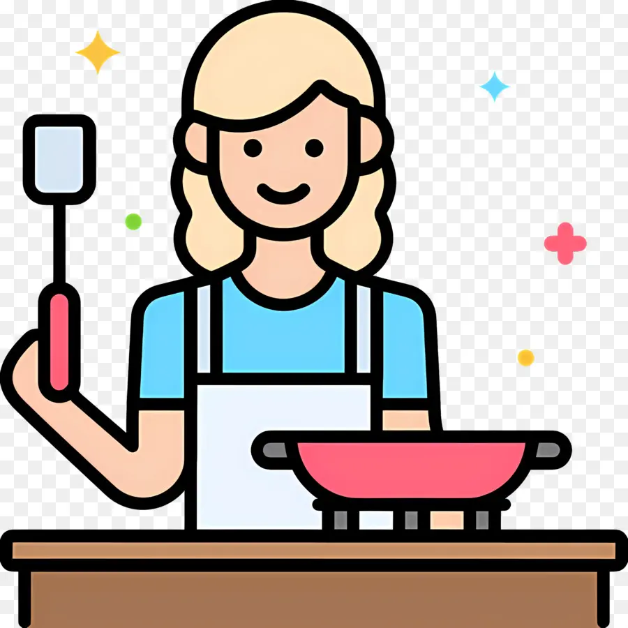 Cuisinier，Femme Cuisinant PNG