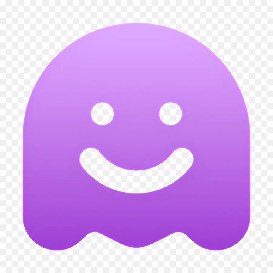 Emoji Fantôme，Fantôme Souriant PNG