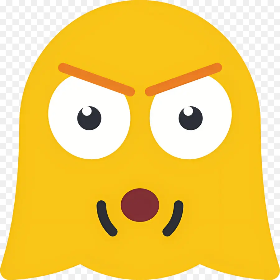 Emoji Fantôme，Fantôme En Colère PNG