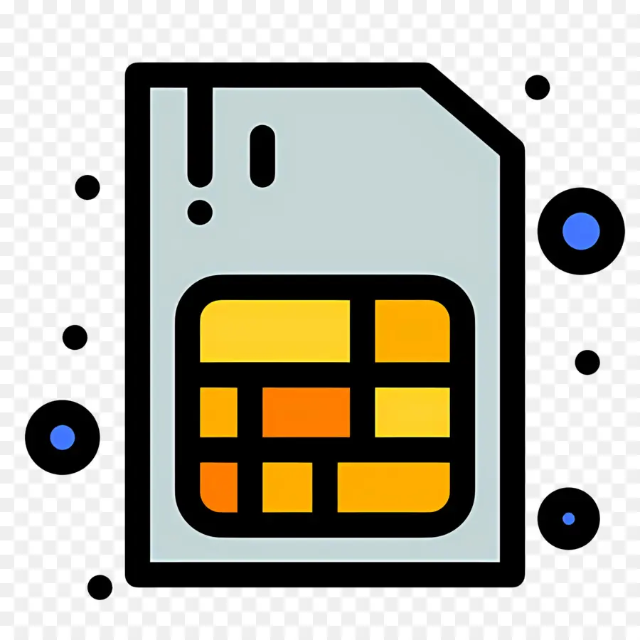 Mémoire Du Téléphone，Carte Sim PNG