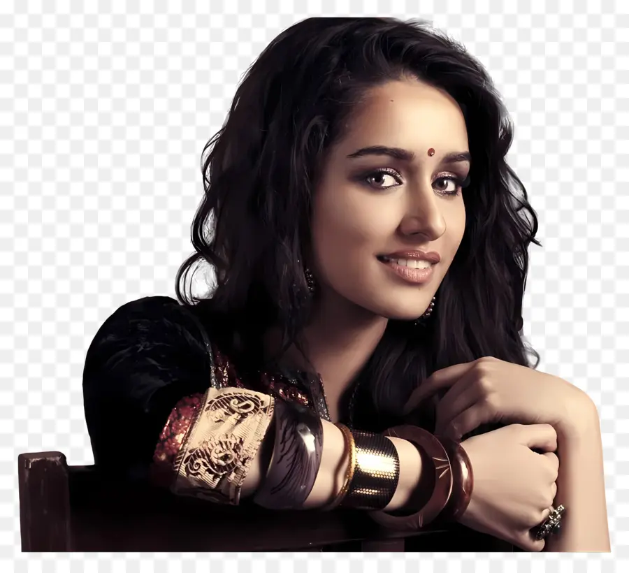 Shraddha Kapoor，Femme Avec Des Bracelets PNG