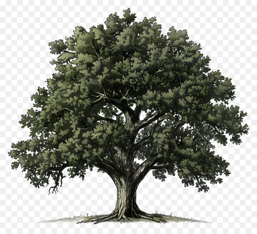 Chêne，Arbre Réaliste PNG