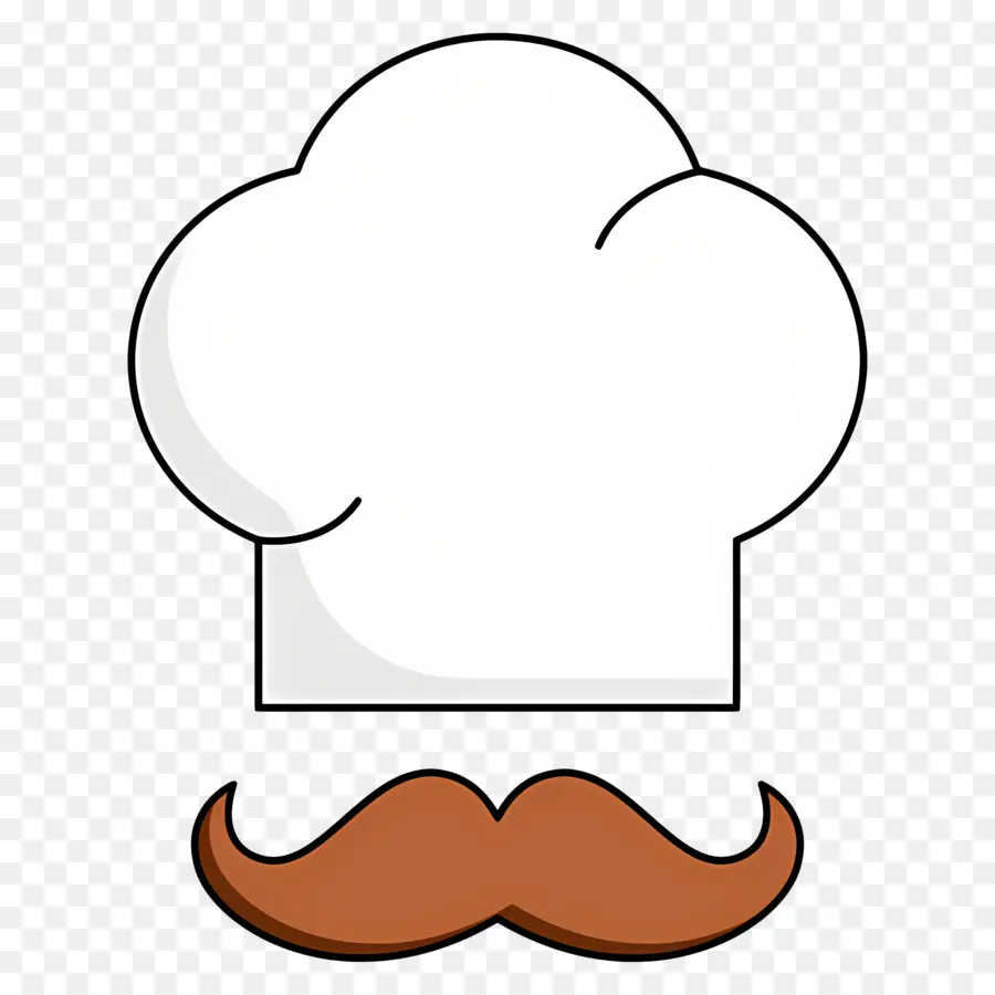 Toque，Toque Et Moustache De Chef PNG