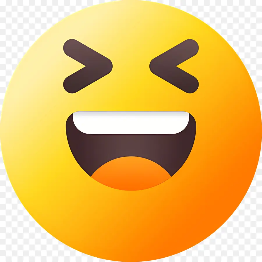 Rire Emoji，Emoji Riant PNG