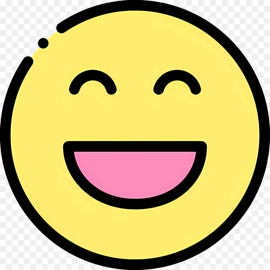 Rire Emoji，Emoji Souriant PNG