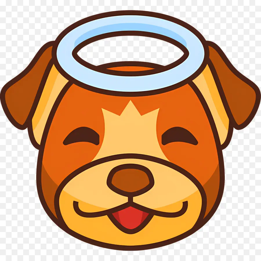 Emoji De Chien，Chien Ange PNG